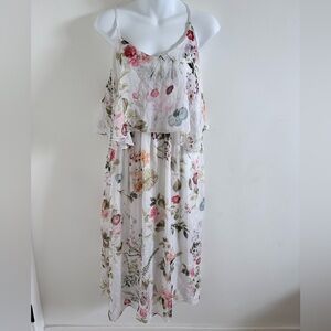 Floral Sleeveless Maxi Dress